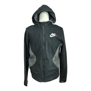 Nike TECH FLEECE Sportswear
Hoodie Full Zip Kids Charcoal and Light Gray XL